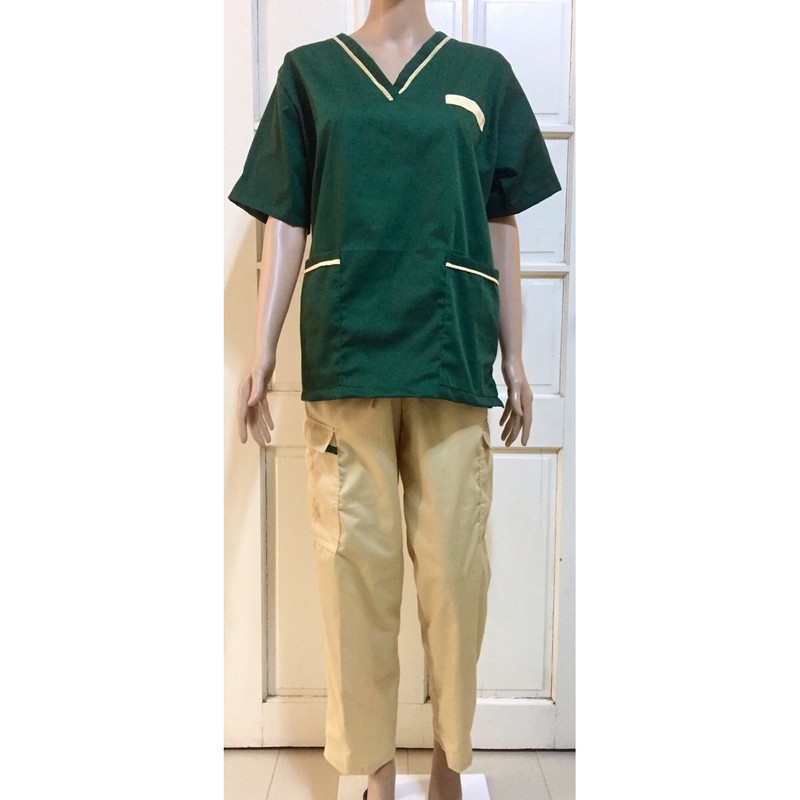 Lacoste Scrub Suit with Cargo Pants | Shopee Philippines