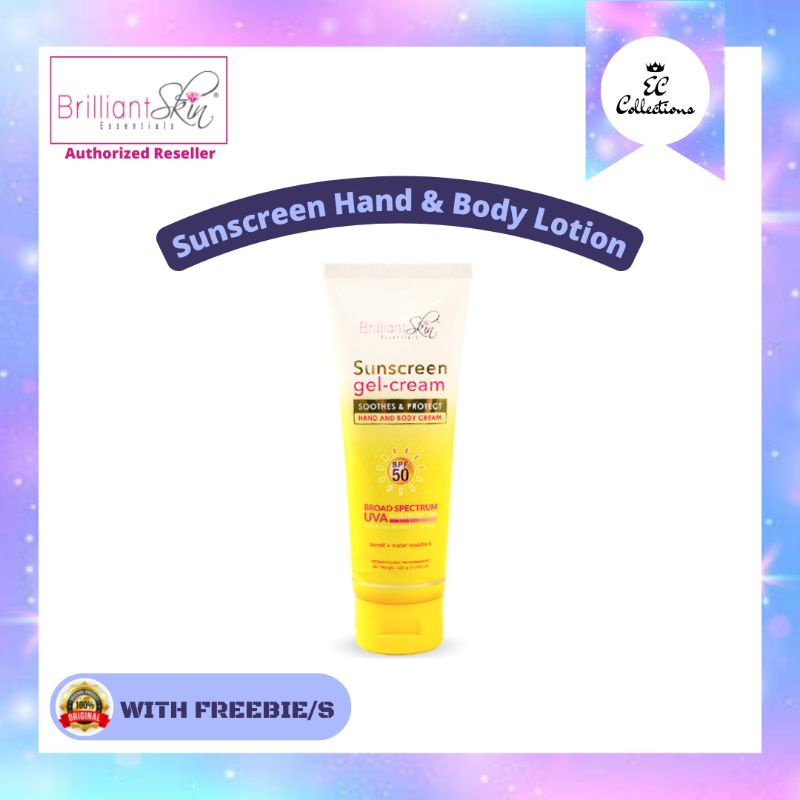 Brilliant Sunscreen GelCream Hand and Body Lotion Brilliant Hand and