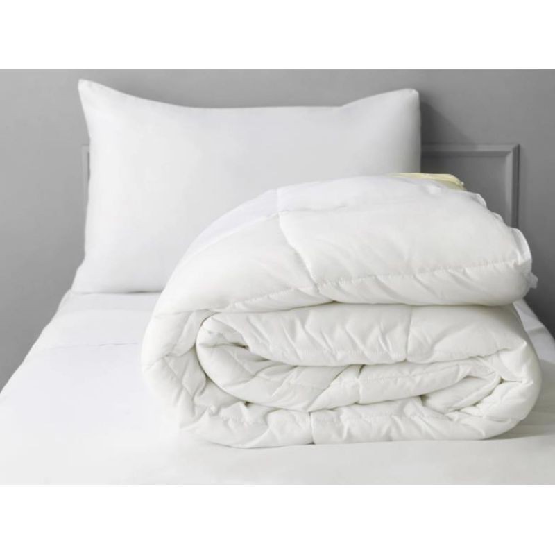 1.8m Thick Comforter Plain White Duvet Filler Shopee Philippines