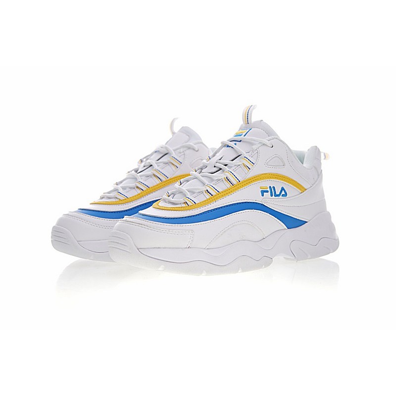 fila yellow and blue