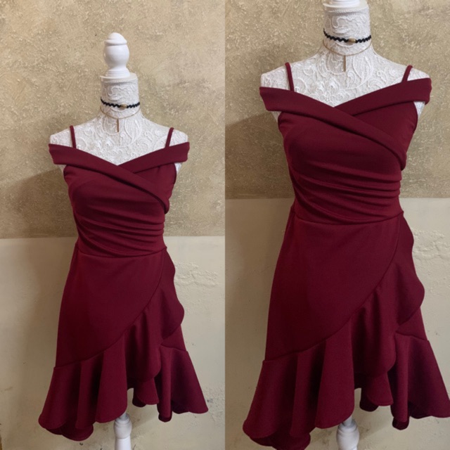 ruffle dress formal