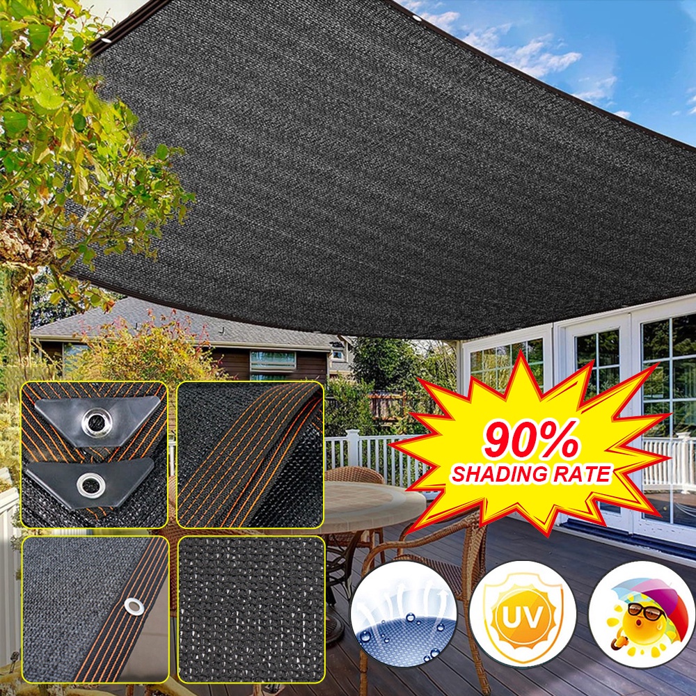 Garden Net Sun shade Outdoor Black AntiUV 90 Sunshade Net Heat