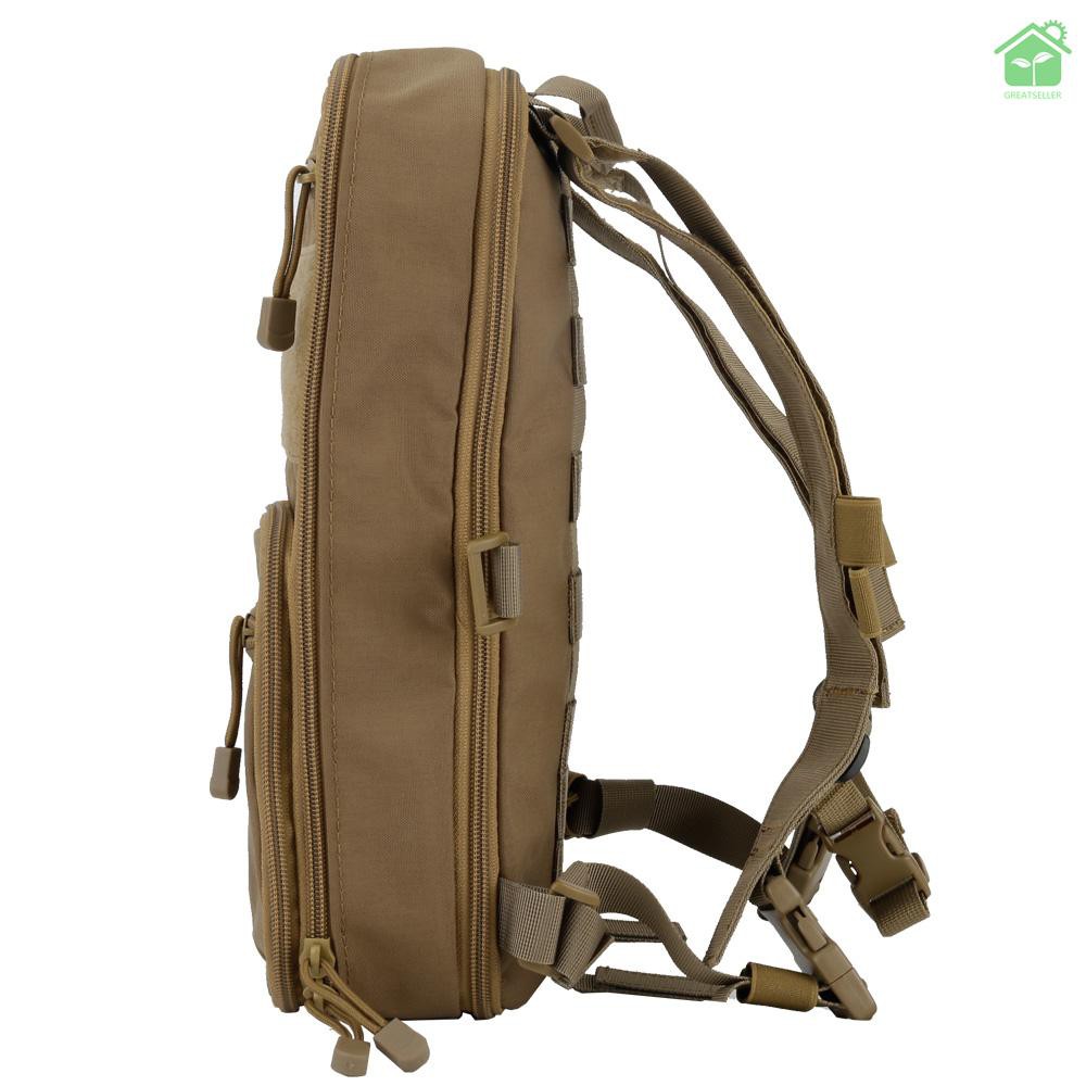 【gree】D3 Flatpack Tactic Backpack Hydration Carry Multipurpose Gear Pouch Outdoor Travel Water Bag P