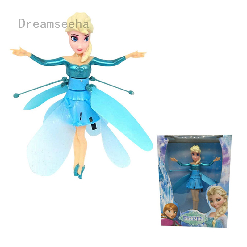 frozen flying doll
