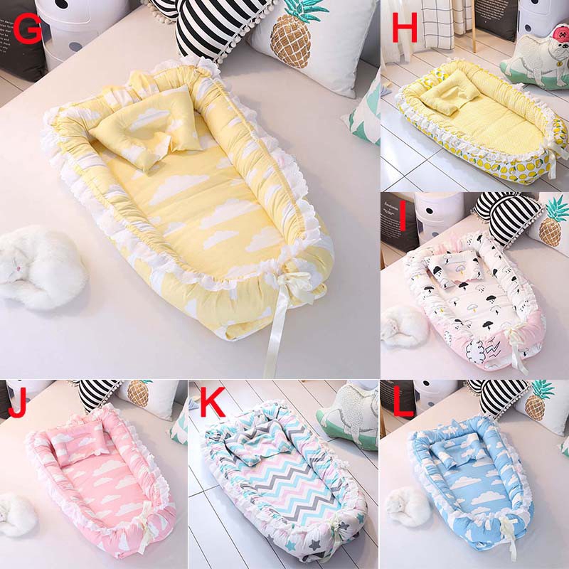 1 6kg 3pcs Portable Baby Bed Bumper Newborn Crib Removable Uterine