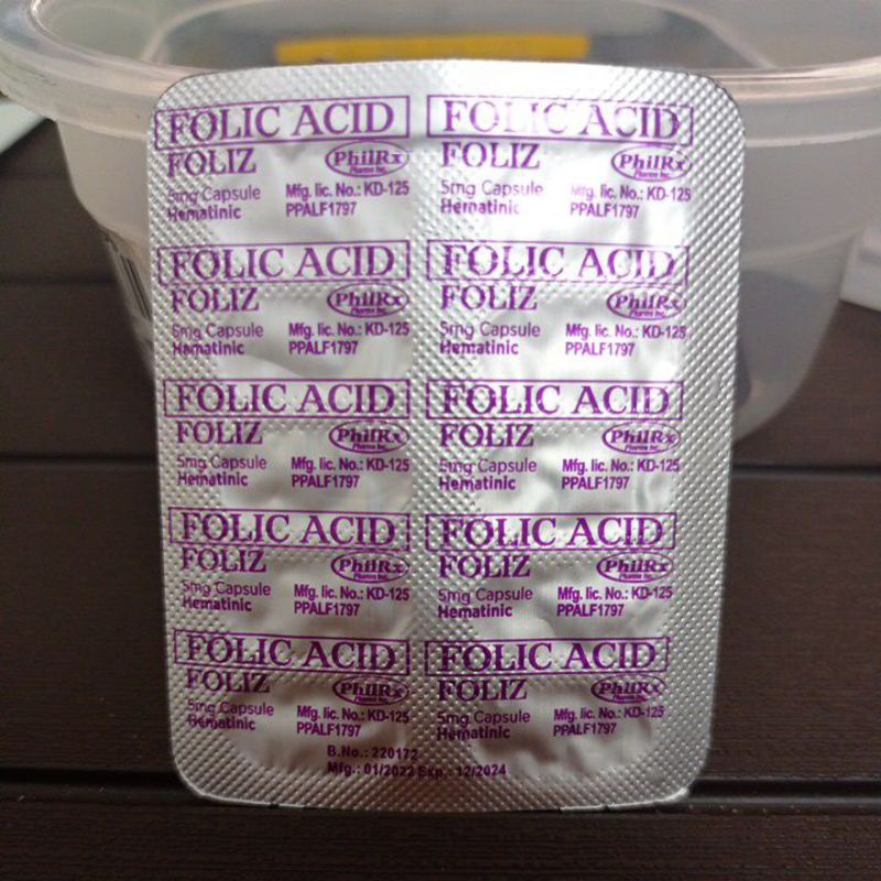 Folic Acid Foliz 10pcs Shopee Philippines