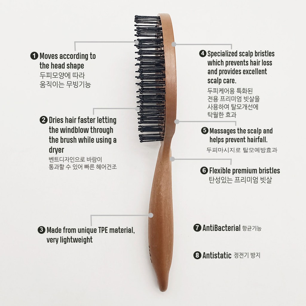 circle hair brush