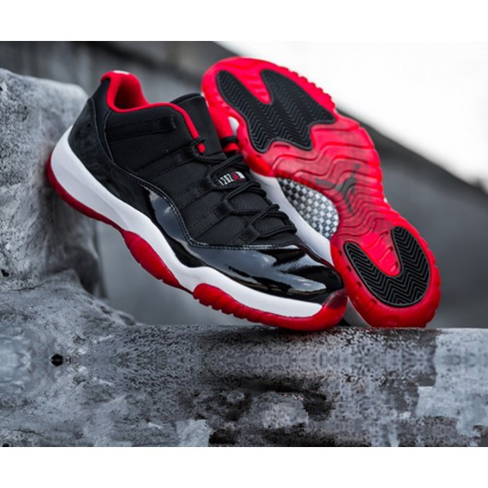 jordan 11 red low top