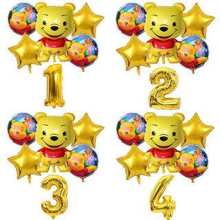 Winnie The Pooh Party Supplies Pooh Bear Birthday Decorations Winnie The Pooh Birthday Party Supplies Set Include Balloons Banners Cake Tops Shopee Philippines