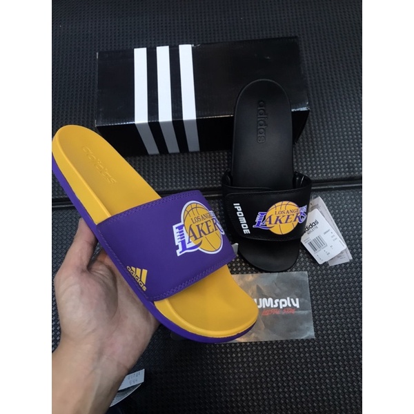 adidas lakers slides