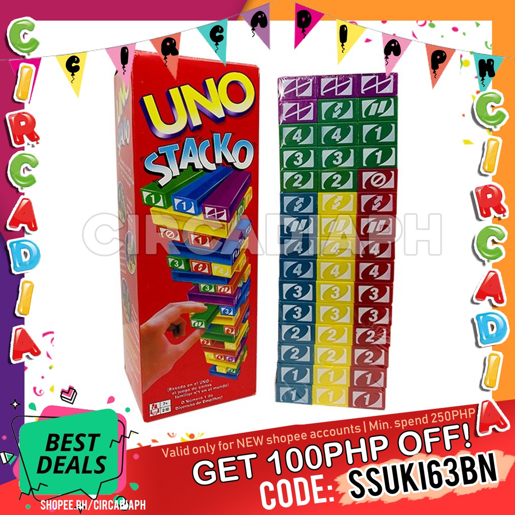 Uno Stacko Stacking Blocks Shopee Philippines