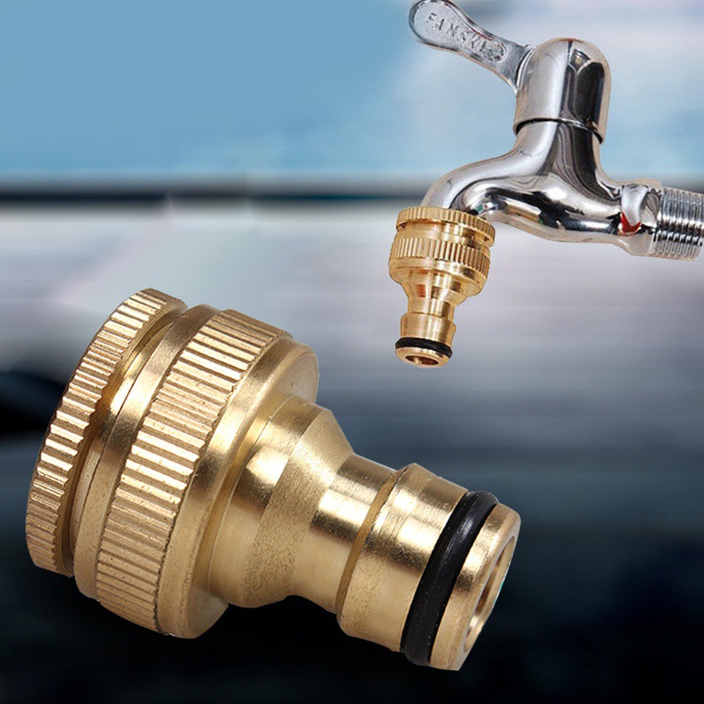 Bk 1 2 3 4inch Brass Thread Garden Faucet Hose Water Pipe