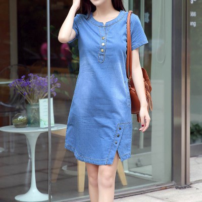 womens denim summer dress