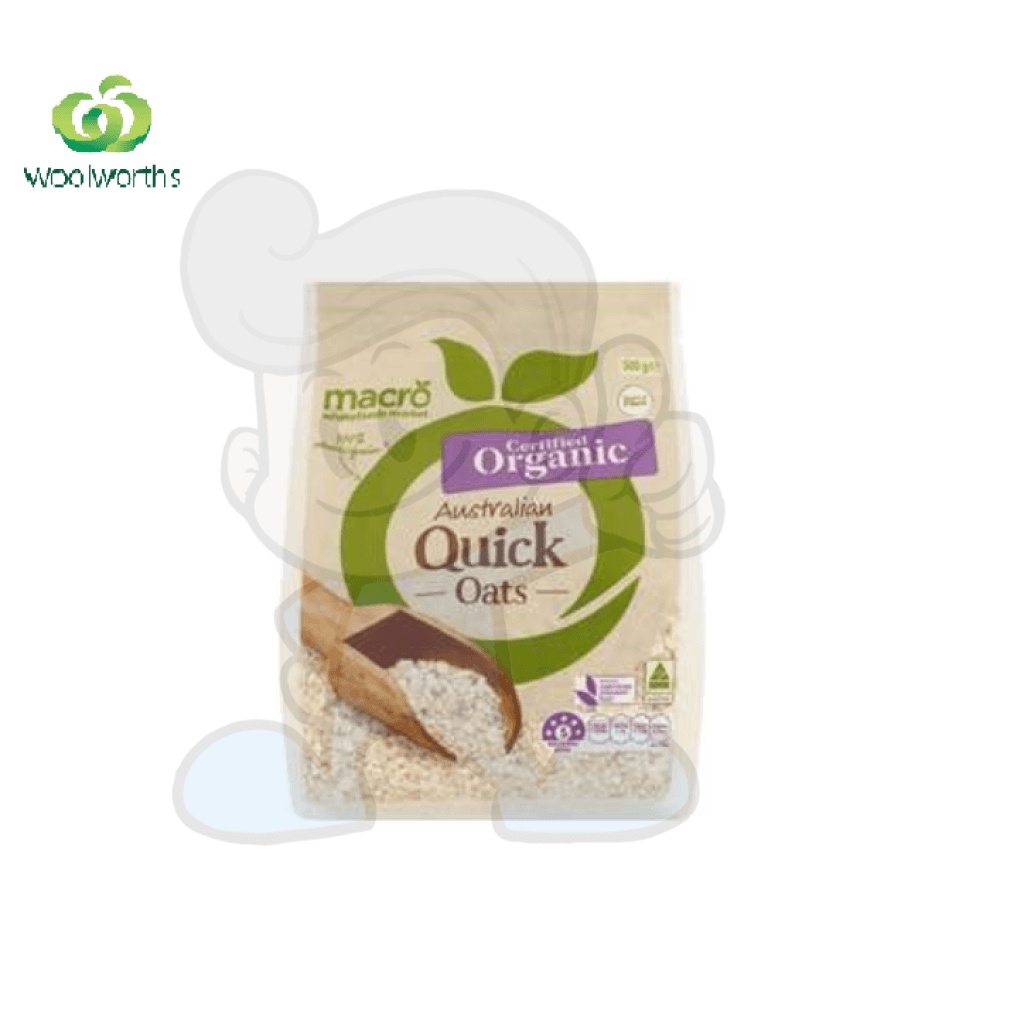 Woolworths Certified Organic Australian Quick Oats 500g Shopee