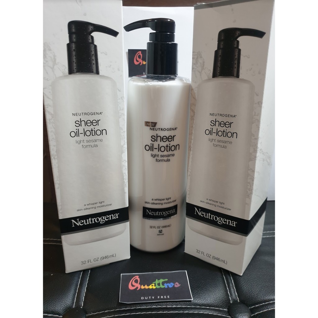 sheer oil lotion neutrogena