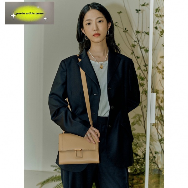 COURONNE Cher Cross 21 Women Shoulder Cross Bag Beige Korea Trend