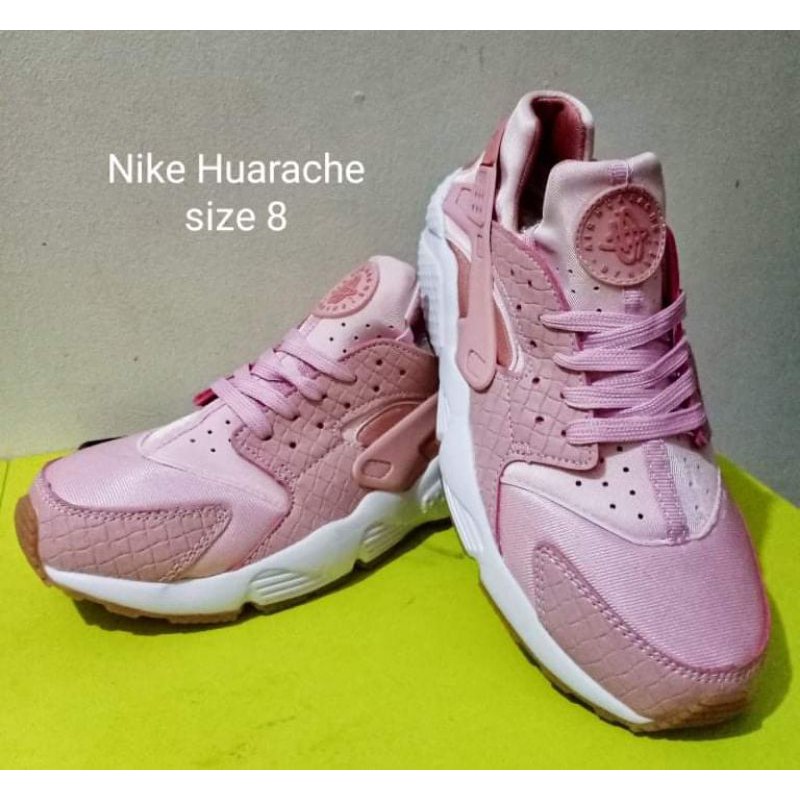 pink huaraches size 7
