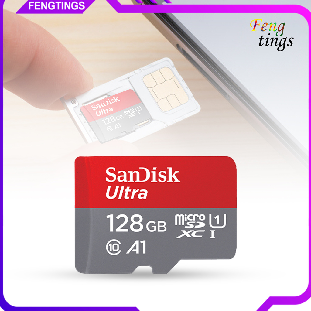 Ft Sandisk Memory Card Waterproof Anti Magnetic Ultra Thin High Speed 64gb 128gb 256gb 512gb Tf Sd Storage Card For Camera Shopee Philippines