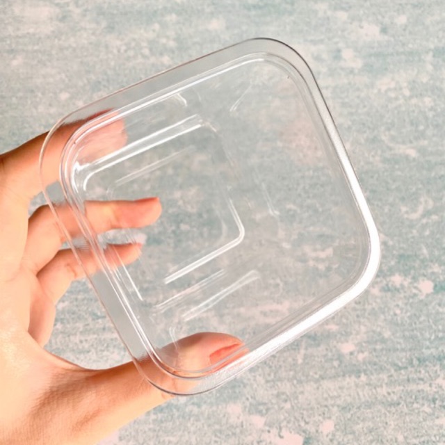ONHAND Square Plastic Container Cake Box SOLD IN 50s (7x7x7.5 CM ...