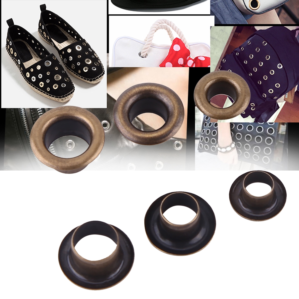 Grommets with Washers for Leather Craft 