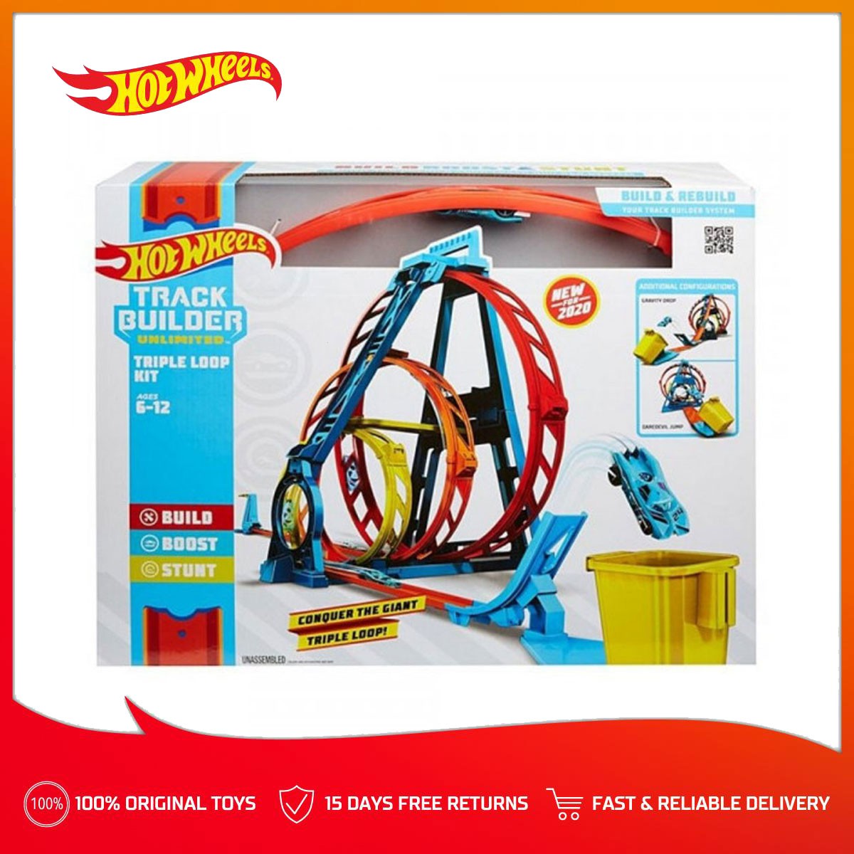 hot wheels triple loop kit