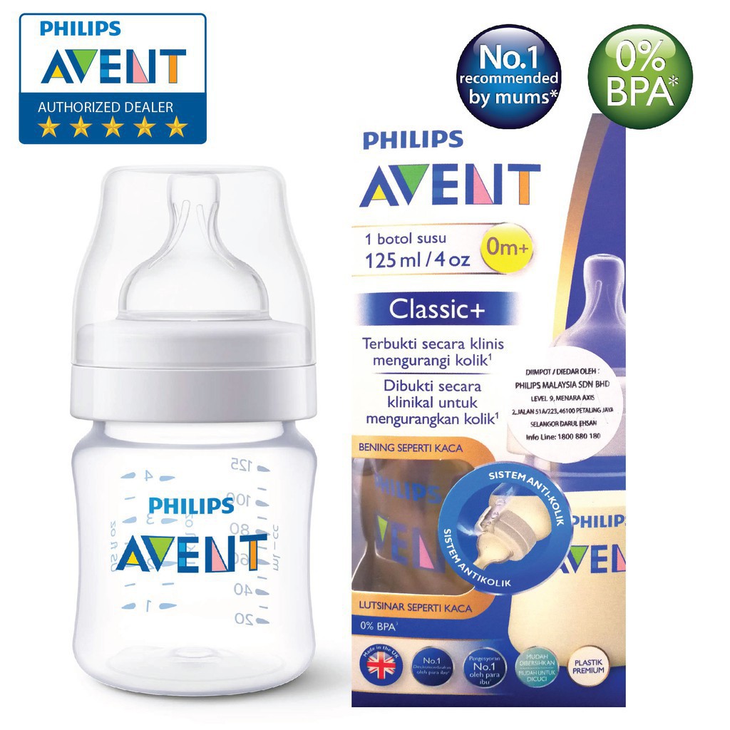 avent 125ml bottle