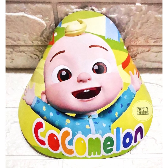 10 pcs Party Hat Cocomelon Roblox Spiderman Boss Baby Super Heroes Avengers Birthday Christening