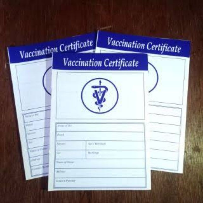 Veterinary Card Health Card Immunization Card | Shopee Philippines