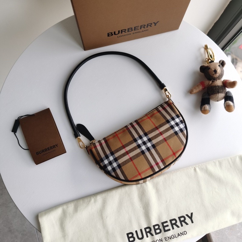 Burberry Vintage Check Cotton Olympia Pouch 100% Authentic, Save 55% |  