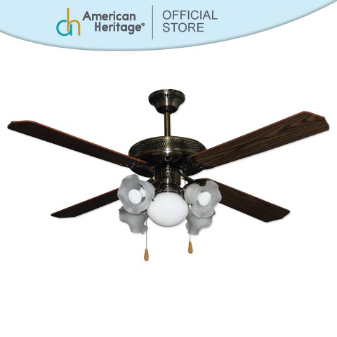 American Heritage Antique 52 Ceiling Fan Ahcf Econ