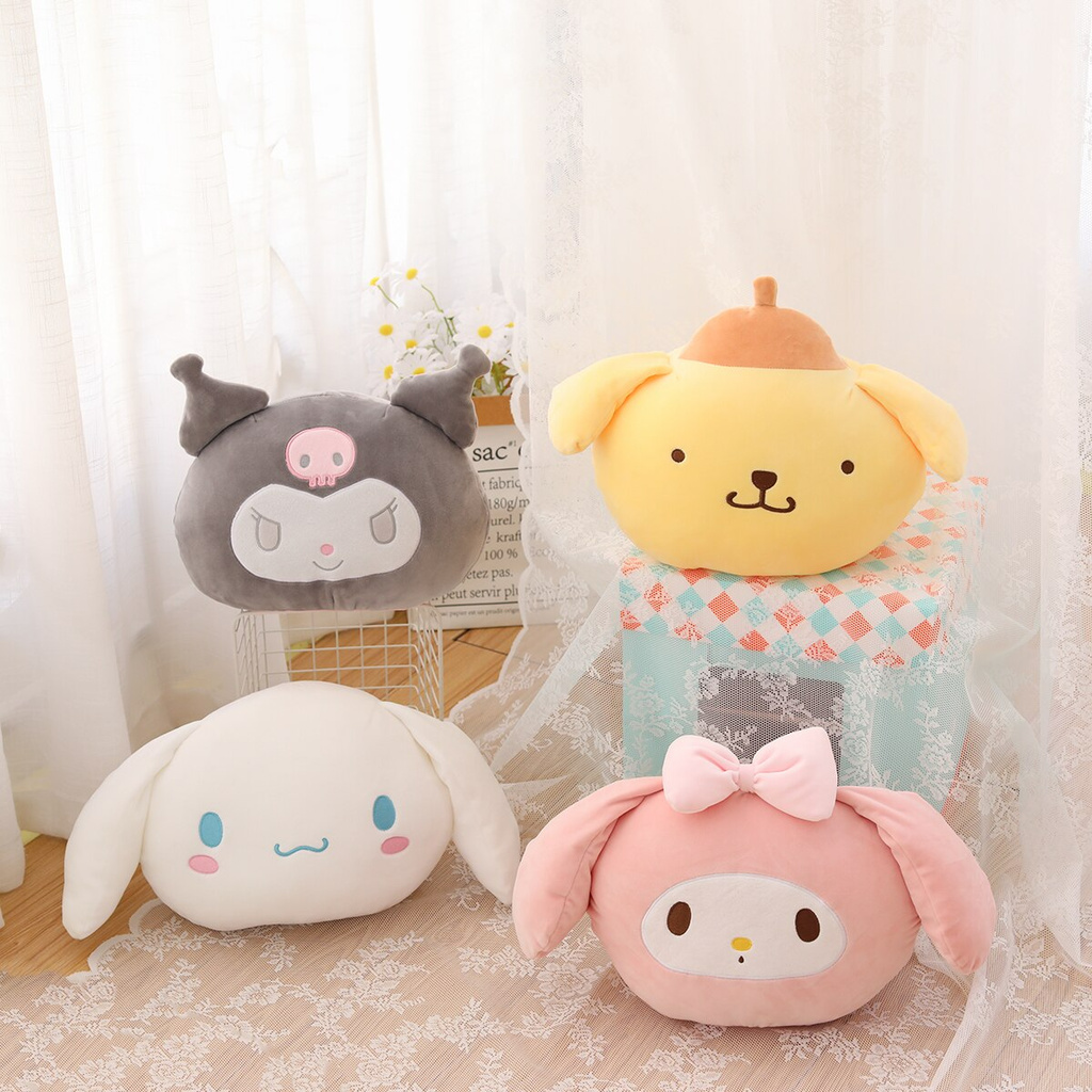 Japanese Anime Melody Kuromi Plush Pillow Cinnamoroll Pom Pom Purin Stuffed  Cushion Kawaii Animal Plush Doll Gifts for Girl | Shopee Philippines