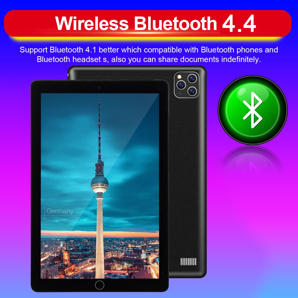 2020 New 10 inch Tablet Pc Android 9.0 Google Market Dual SIM Wifi GPS  Bluetooth Tablets 8G+128G Tablette Android | Shopee Philippines