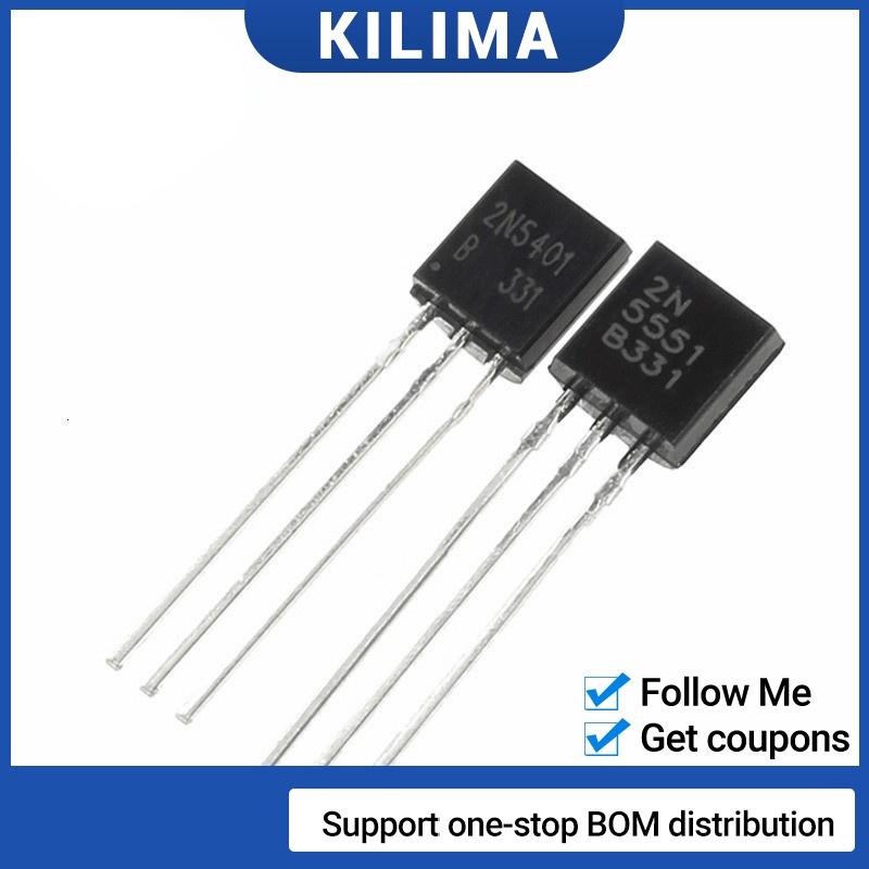 100pcs-original-transistor-2n5401-2n5551-5401-5551-npn-pnp-to-92-to92