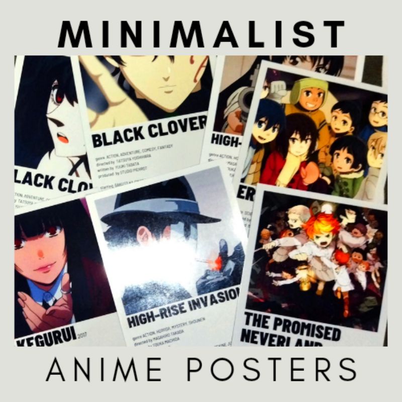 Minimalist Anime Posters | Shopee Philippines