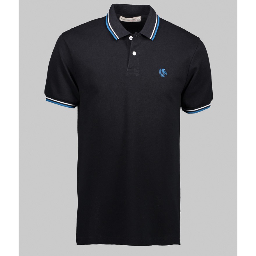BENCH/ Polo Shirt with Emblem - Black | Shopee Philippines
