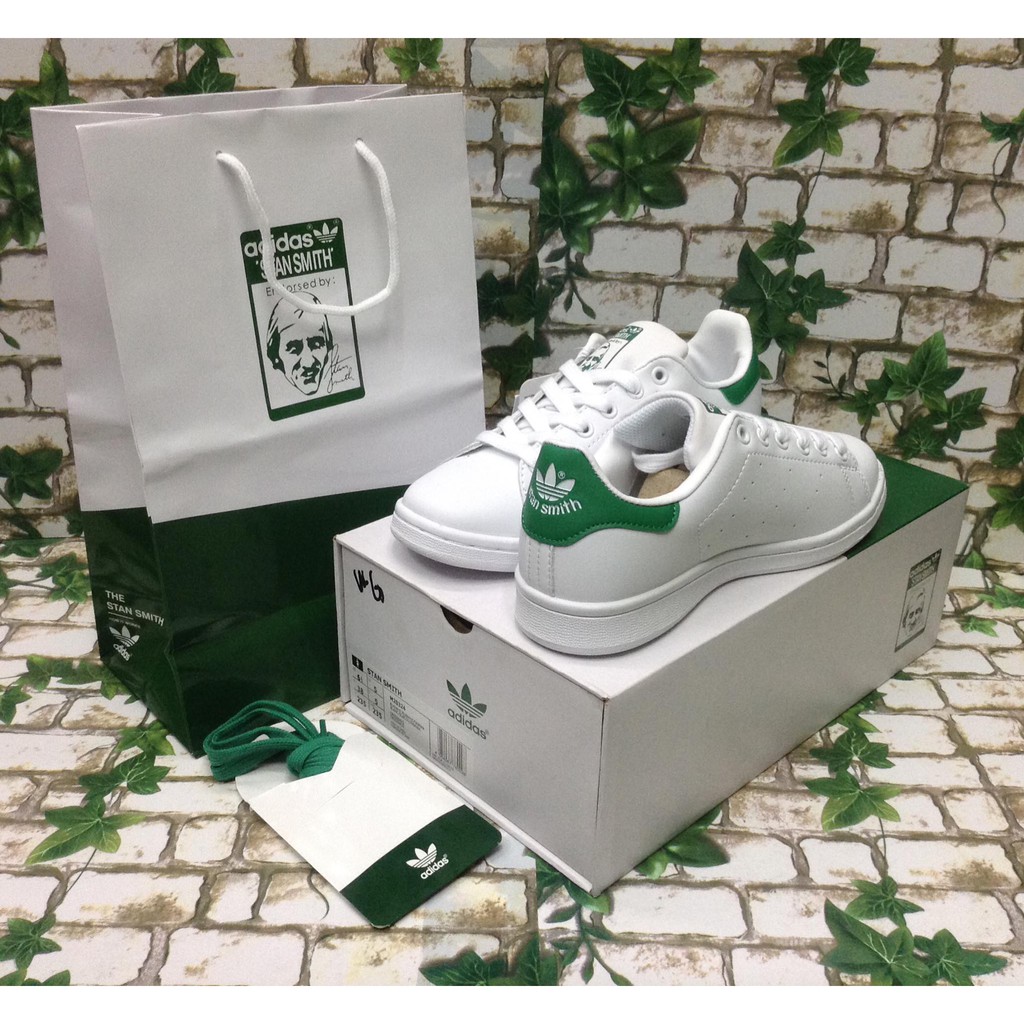 Adidas Stan Smith White/Green Sneakers 