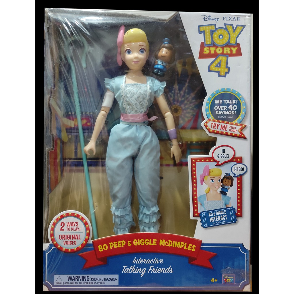 Disney Pixar Toy Story Bo Peep And Giggles Mcdimples Interactive Talking Friends Shopee Philippines