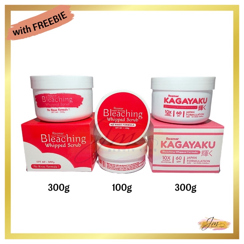ROSMAR Bleaching Whipped Scrub 300g 100g KAGAYAKU Bleaching Whipped