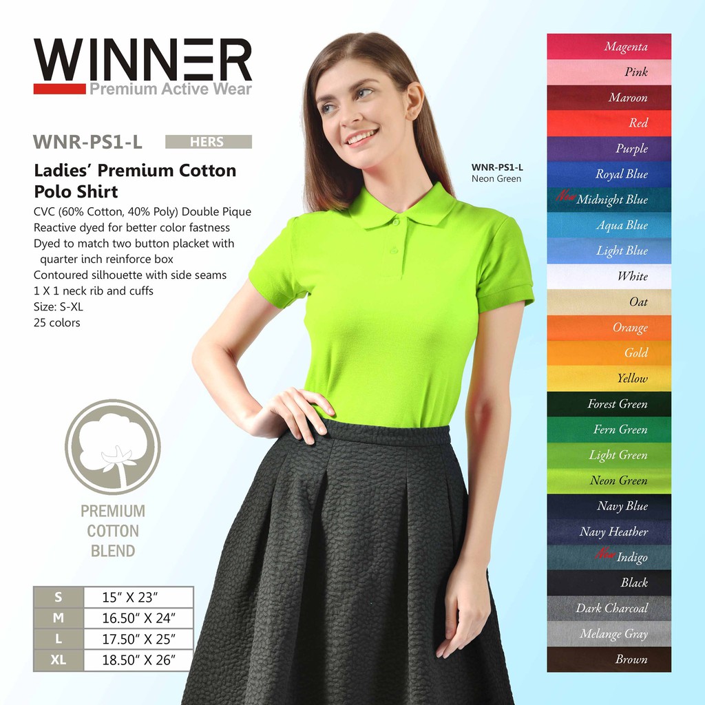 winner-premium-polo-shirt-ladies-size-shopee-philippines