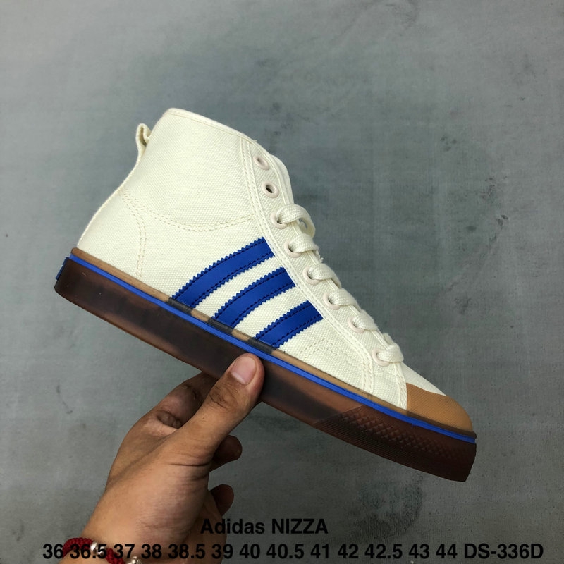 adidas blue canvas trainers