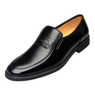 Leather shoes summer breathable men's casual shoes fashion business shoes for men