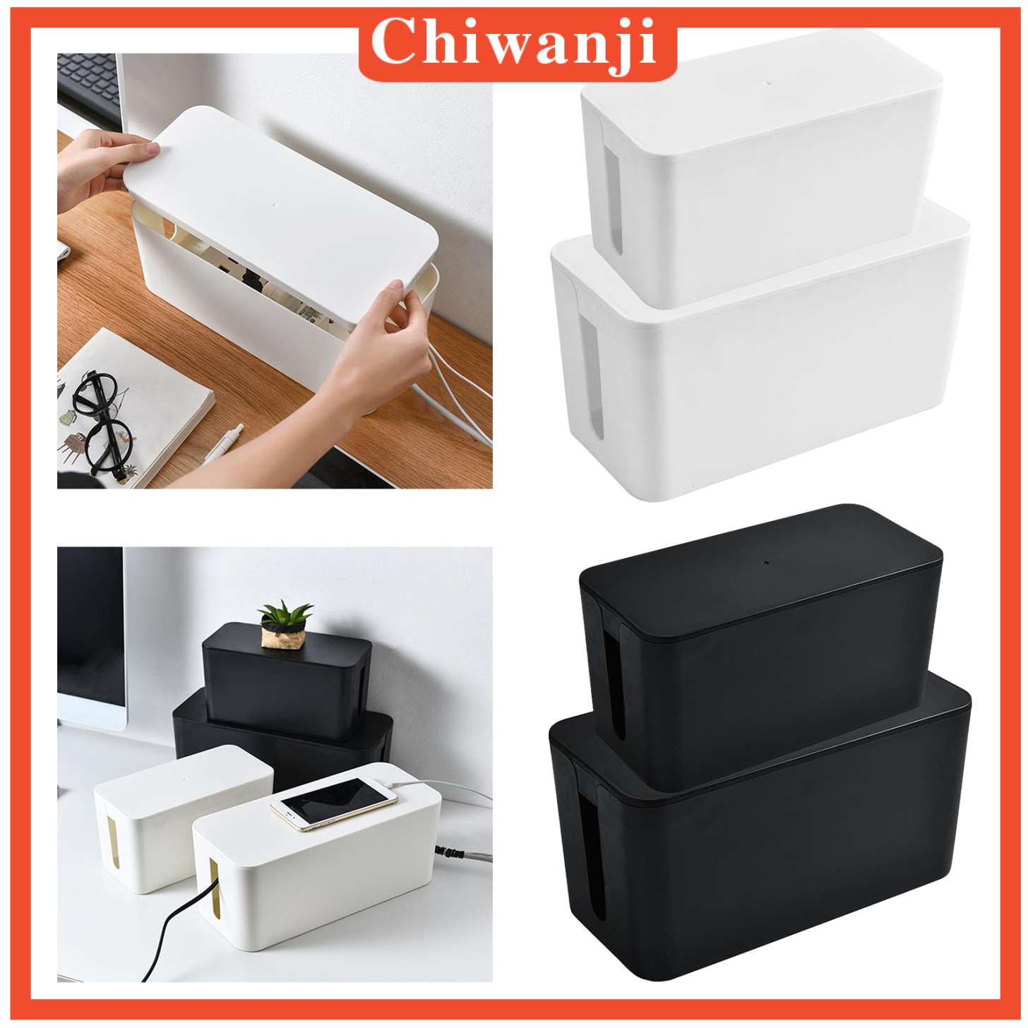 [CHIWANJI] Multi-purpose Cable Tidy Case Management Cord Organizer ...