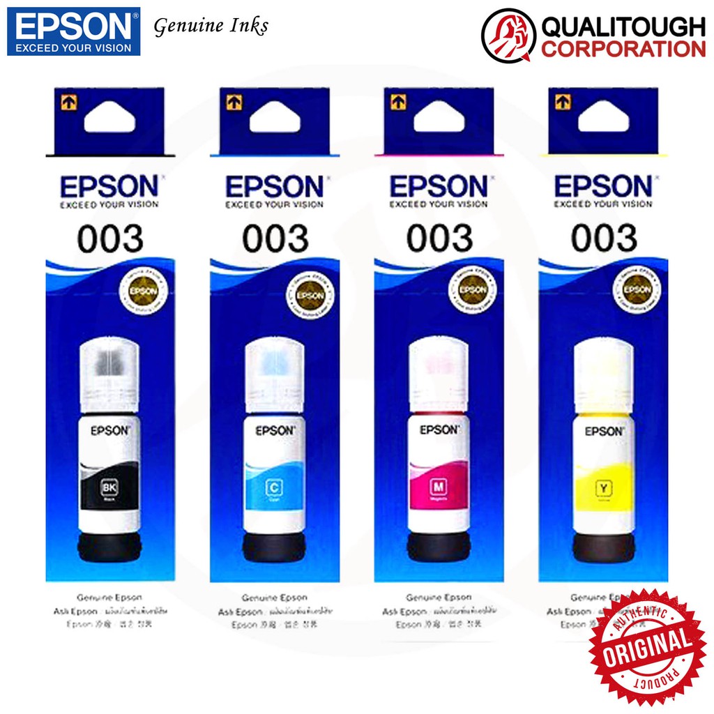 Epson Genuine Refill Ink 003 65ml Shopee Philippines 1687