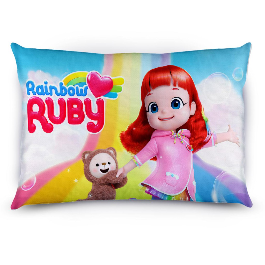 rainbow ruby cartoon pillow 13x18 shopee philippines