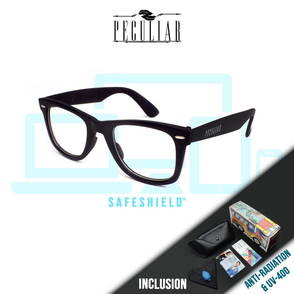 Peculiar Eyewear RAY Classic Wayfarer Antiradiation Computer Eyewear