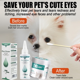 60ml Pet Supplies Dog Eye Drops Cat Eye Drops Remove Tear Stains Dirt Health Care