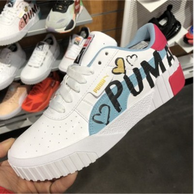puma white rose gold cali