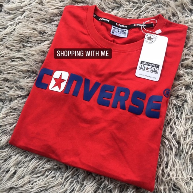 converse t shirt red