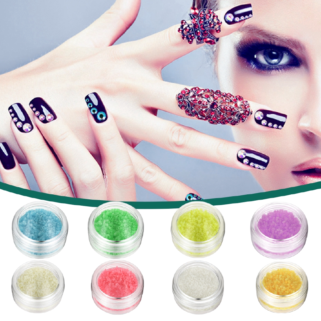 Manicure Fluorescent Stone Nagel Glitzerstein Nail | Shopee Philippines