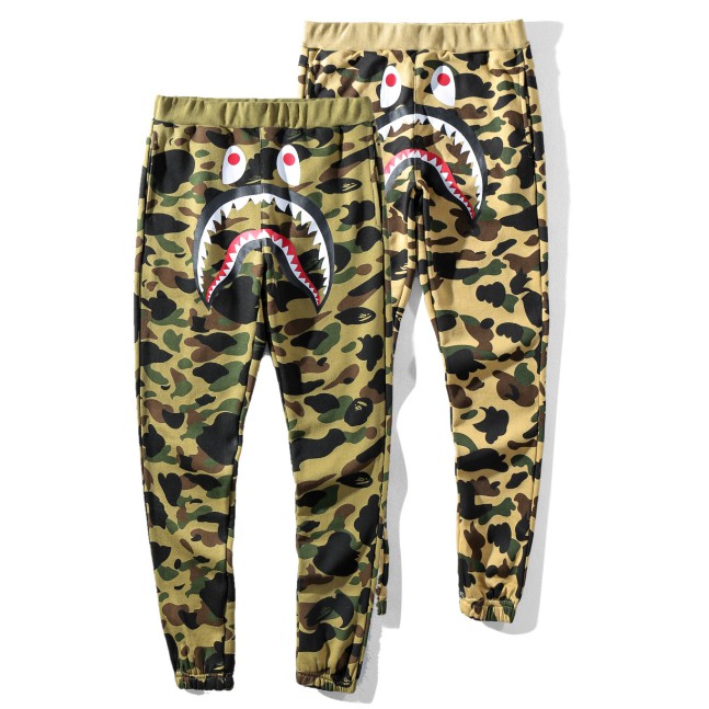 camo pants bape